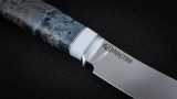 Нож Таймень (К340, вставка - кориан, стабилизированная карельская береза), фото 4