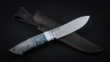 Нож Таймень (К340, вставка - кориан, стабилизированная карельская береза), фото 5
