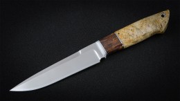 Нож Варан (К340, вставка - айронвуд, стабилизированный кап клена)