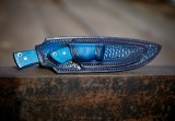 Охотничий комплект Спарки (S390, фултанг, синий карбон, формованные ножны), фото 6