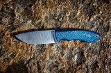 Охотничий комплект Спарки (S390, фултанг, синий карбон, формованные ножны), фото 3