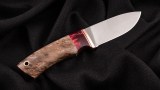 Шкуросьемный нож Бобр (М390, стабилизированная карельская береза), фото 6
