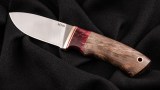 Шкуросьемный нож Бобр (М390, стабилизированная карельская береза), фото 5