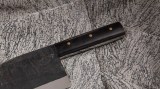 Тяпка Сербский нож (Х12МФ, черный граб, цельнометаллическая рукоять), фото 3