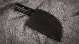 Тяпка Сербский нож (Х12МФ, черный граб, цельнометаллическая рукоять), фото 4