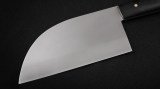 Тяпка Сербский нож №2 (кованная Х12МФ, черный граб, цельнометаллическая), фото 2