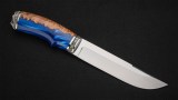 Нож Медведь (D2, стабилизированный композитный акрил, литье мельхиор), фото 5